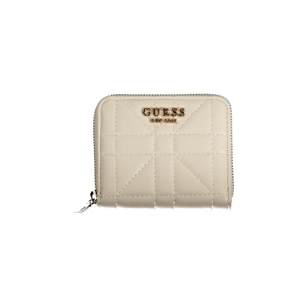 Guess Jeans Beige Polyethylen Brieftasche