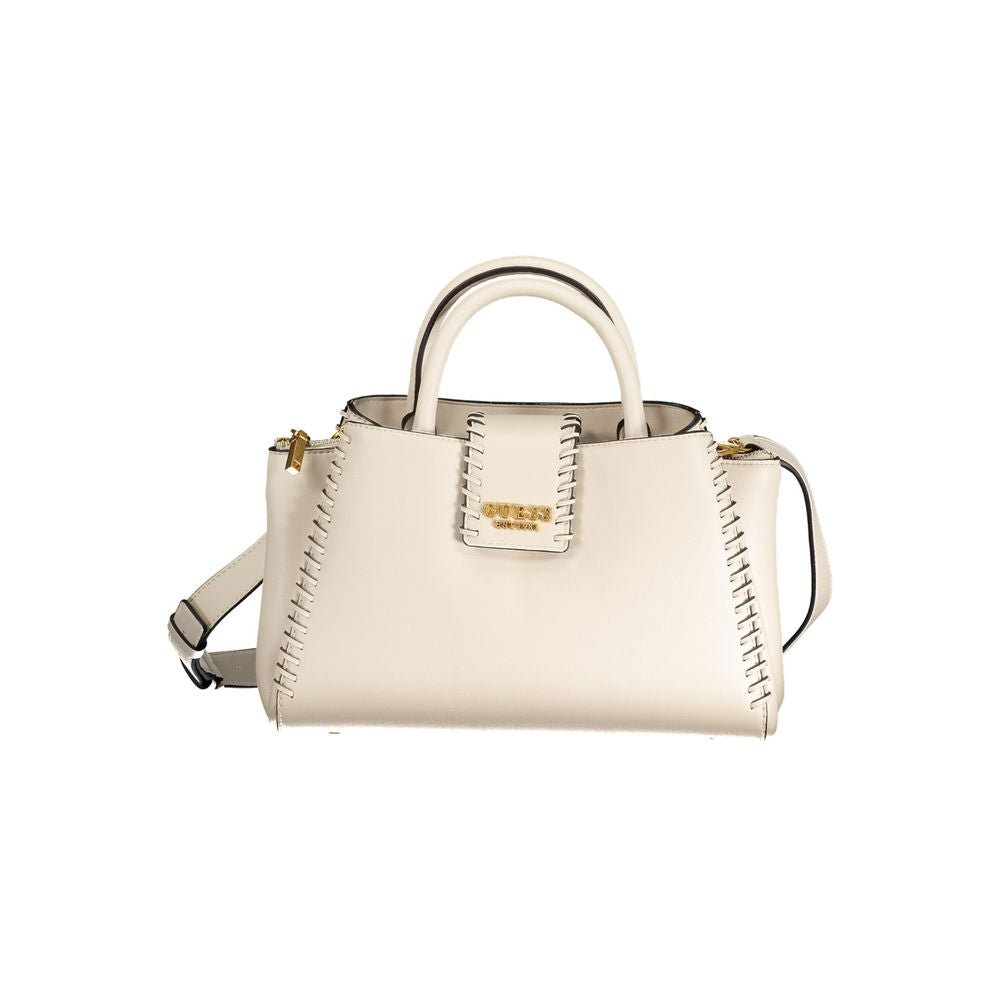 Guess Jeans Beige Polyethylen Handtasche