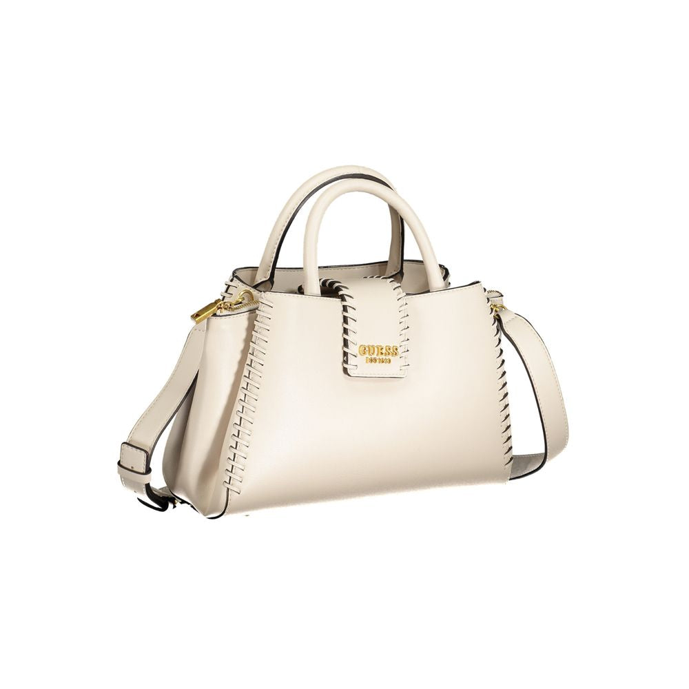 Guess Jeans Beige Polyethylen Handtasche