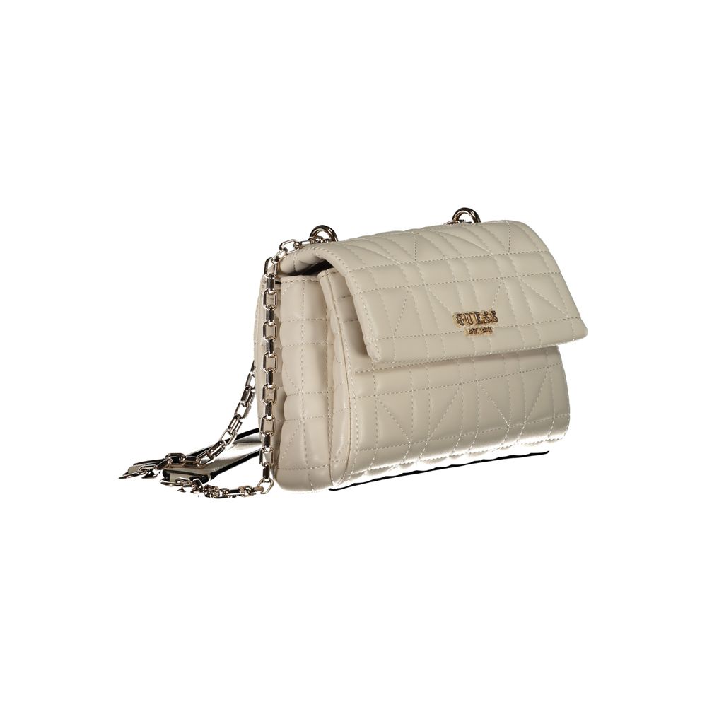 Guess Jeans Beige Polyethylen Handtasche