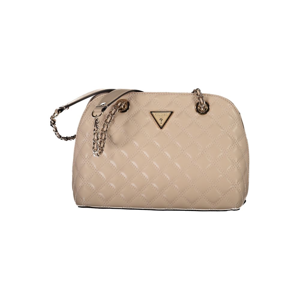 Guess Jeans Beige Polyethylen Handtasche