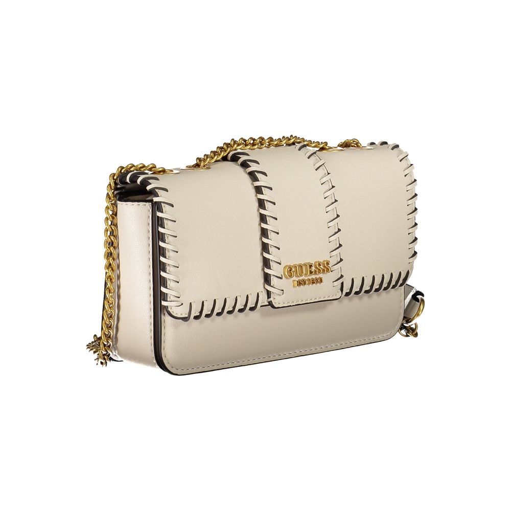 Guess Jeans Beige Polyethylen Handtasche