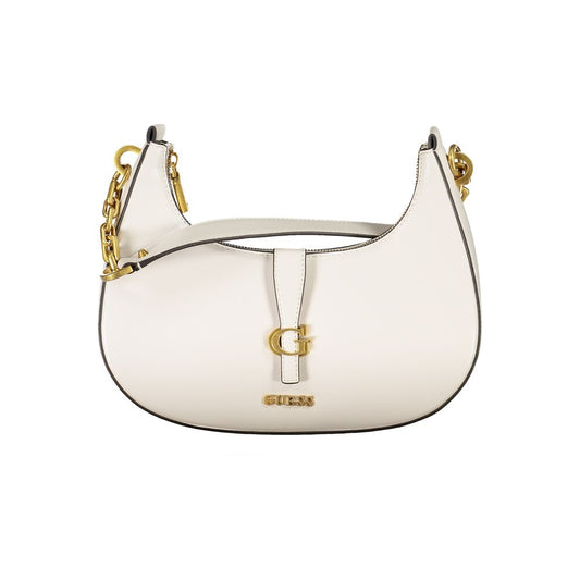 Guess Jeans Beige Polyethylen Handtasche