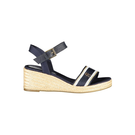 Tommy Hilfiger Blaue Polyester-Sandale