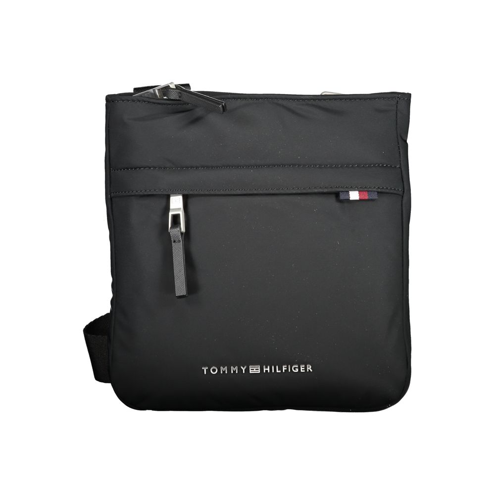 Tommy Hilfiger Schwarze Polyester-Umhängetasche