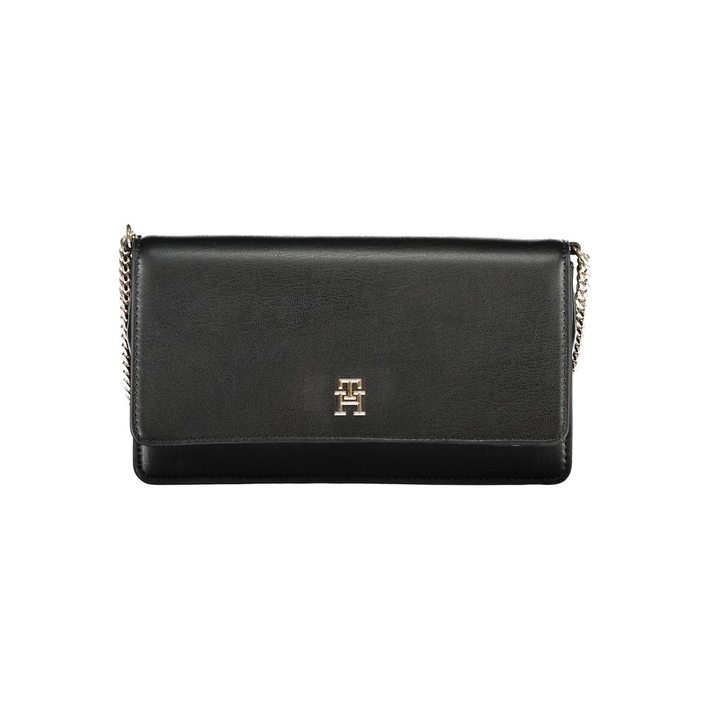 Tommy Hilfiger Schwarze Polyethylen-Handtasche