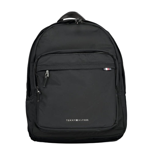 Tommy Hilfiger Schwarzer Polyester-Rucksack