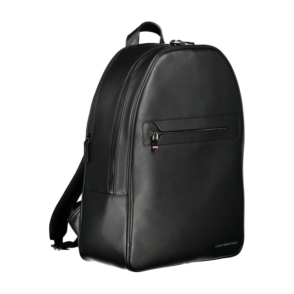 Tommy Hilfiger Schwarzer Polyester-Rucksack