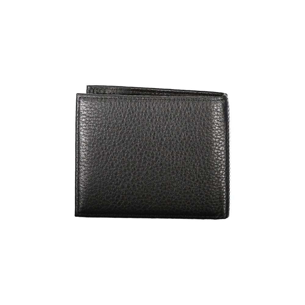 Tommy Hilfiger Schwarzes Leder Portemonnaie