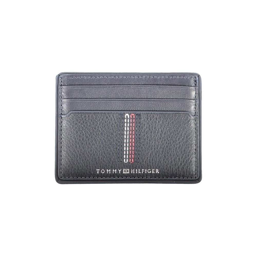 Tommy Hilfiger Blaues Leder Portemonnaie