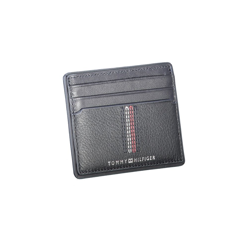 Tommy Hilfiger Blaues Leder Portemonnaie