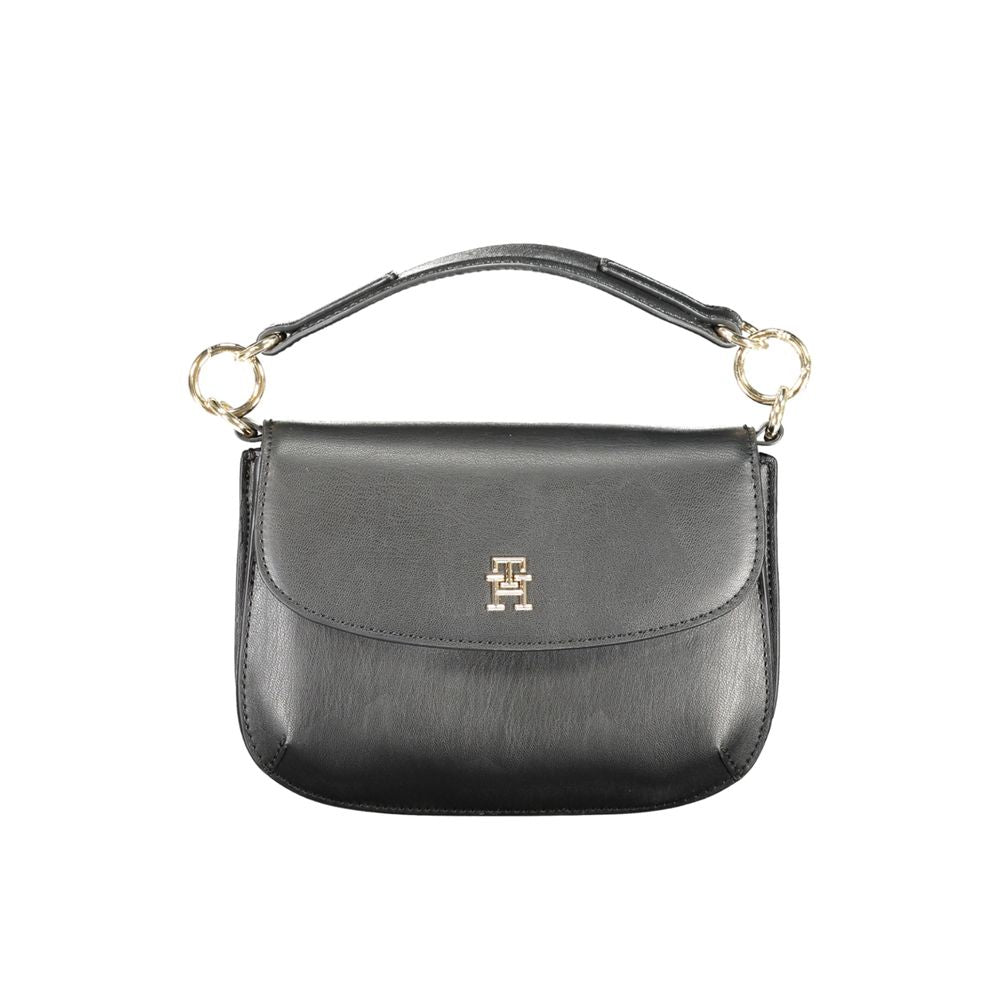 Tommy Hilfiger Schwarze Polyethylen-Handtasche