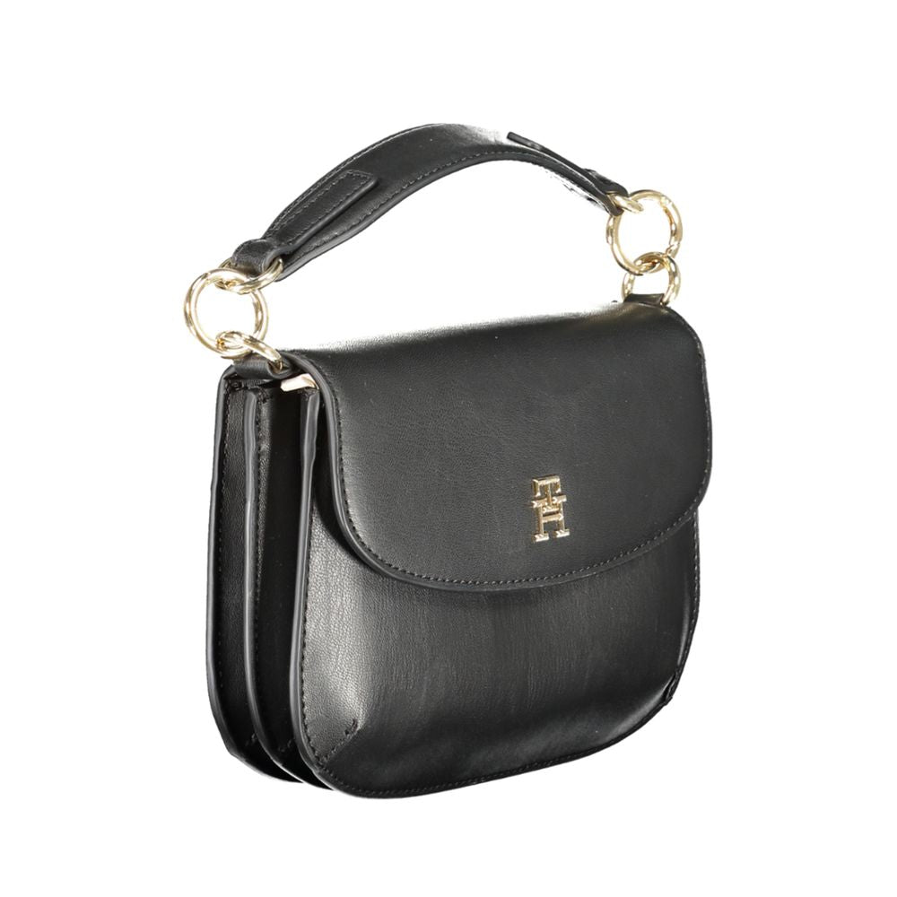 Tommy Hilfiger Schwarze Polyethylen-Handtasche