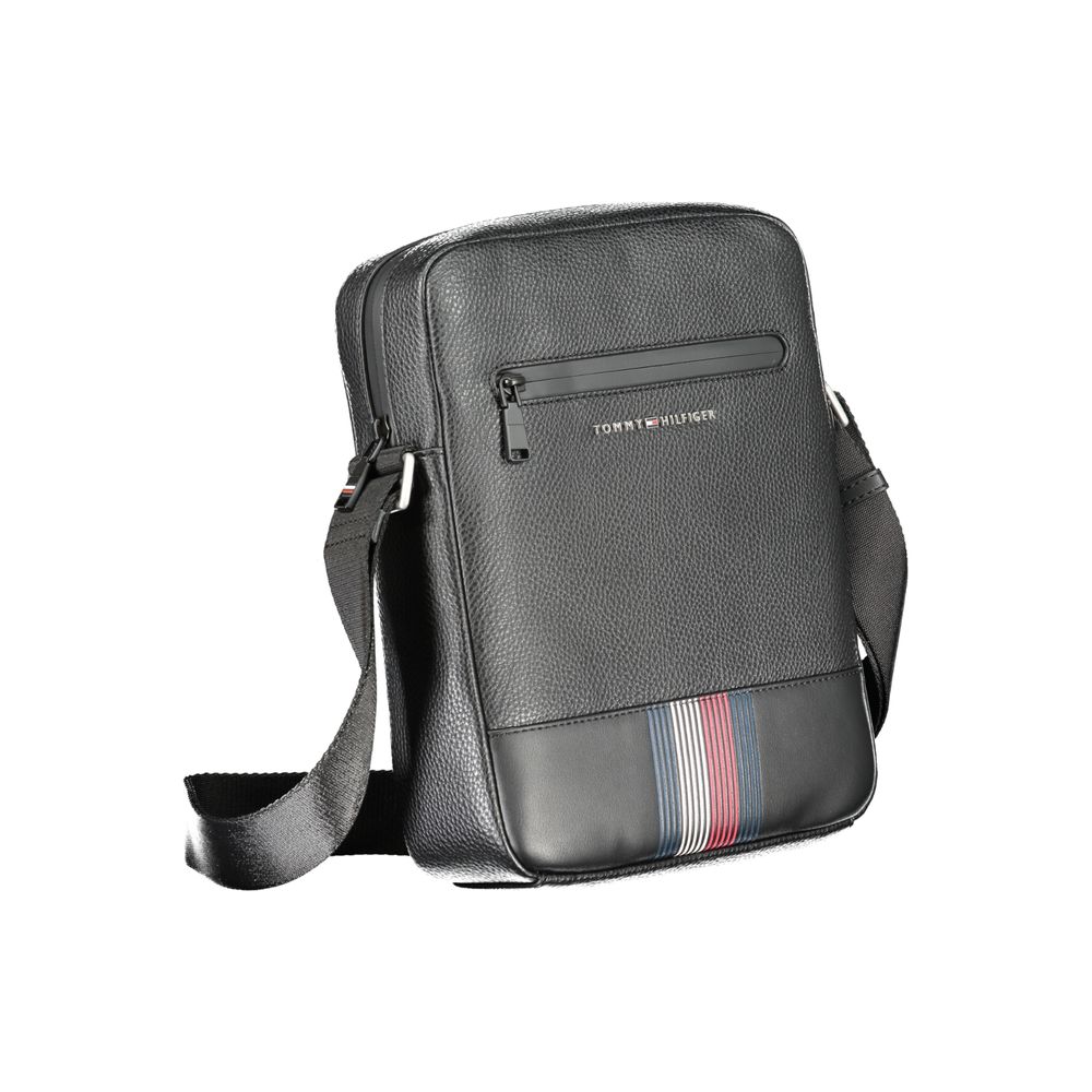 Tommy Hilfiger Schwarze Polyethylen-Umhängetasche