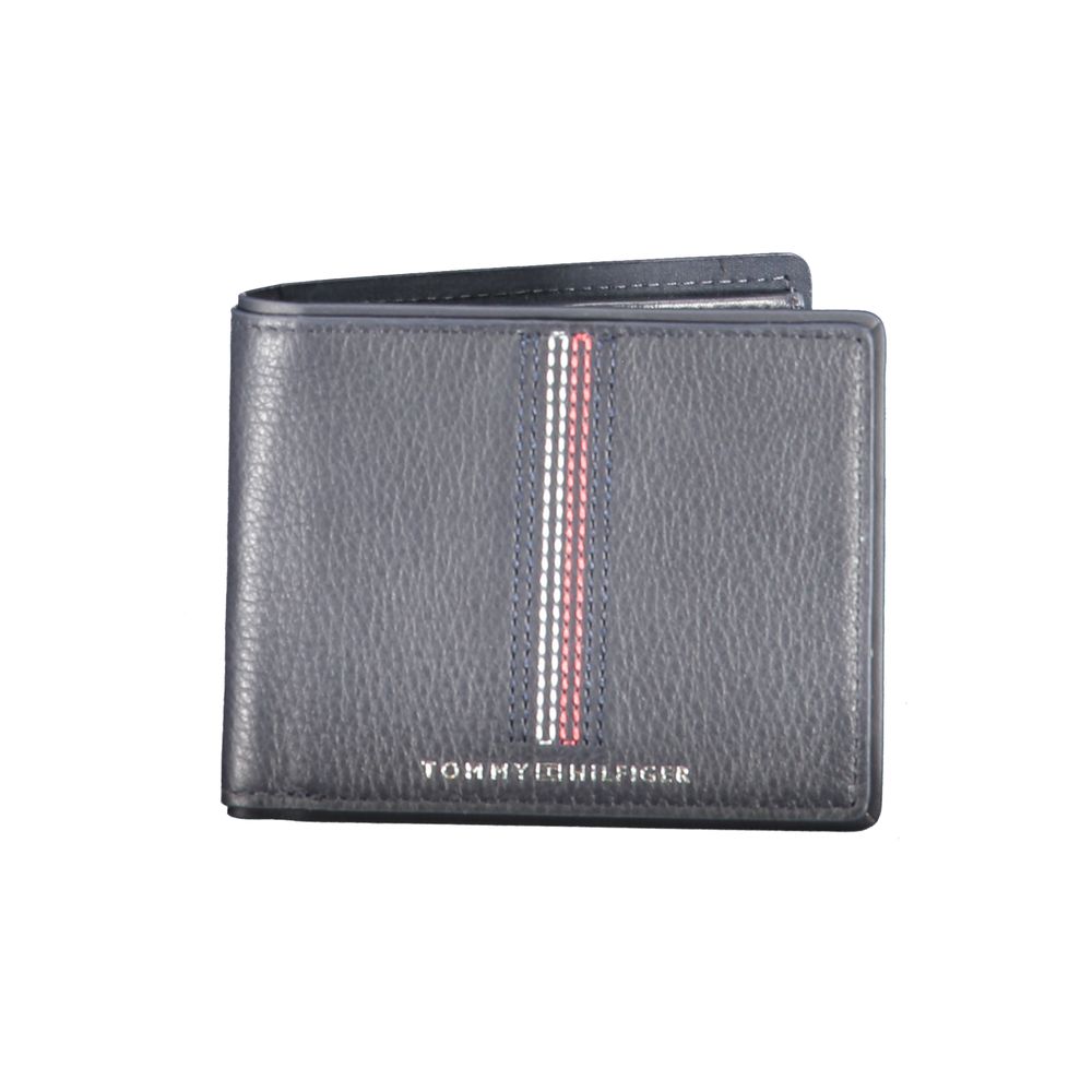 Tommy Hilfiger Blaues Leder Portemonnaie