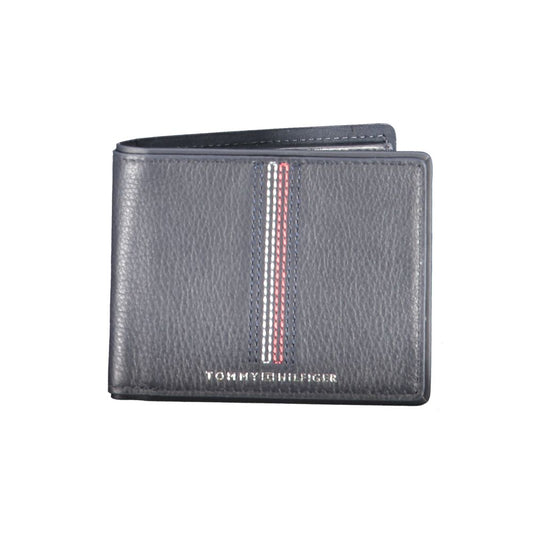 Tommy Hilfiger Blaues Leder Portemonnaie