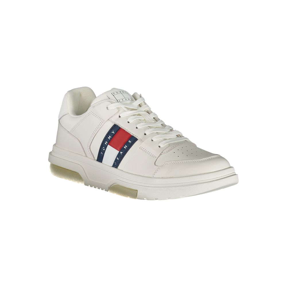 Tommy Hilfiger Weißes Polyethylen Herren Sneaker