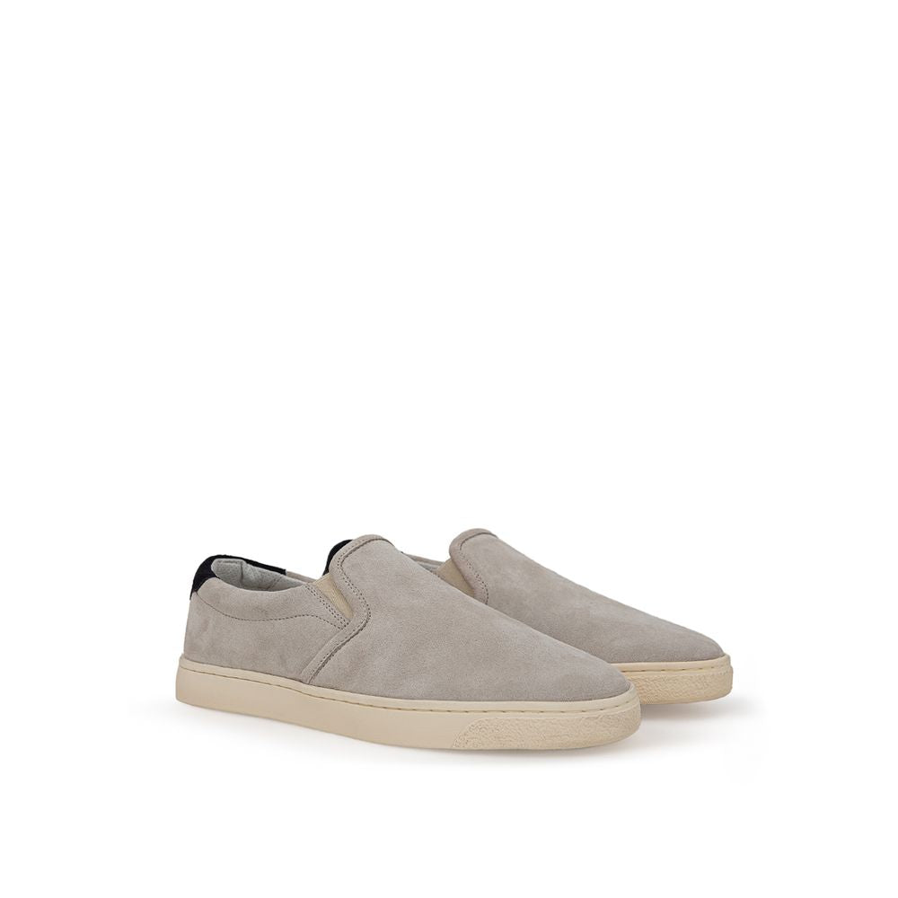 Brunello Cucinelli Graue Leder Sneaker