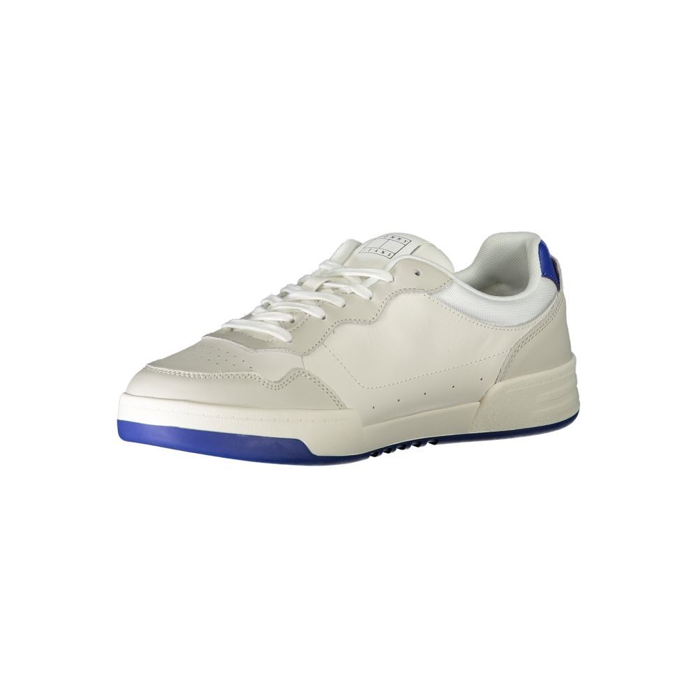 Tommy Hilfiger Weißes Leder Herren Sneaker