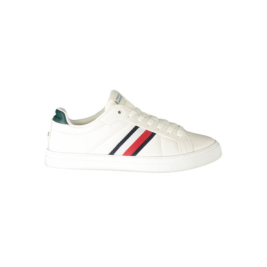 Tommy Hilfiger Weißes Leder Herren Sneaker