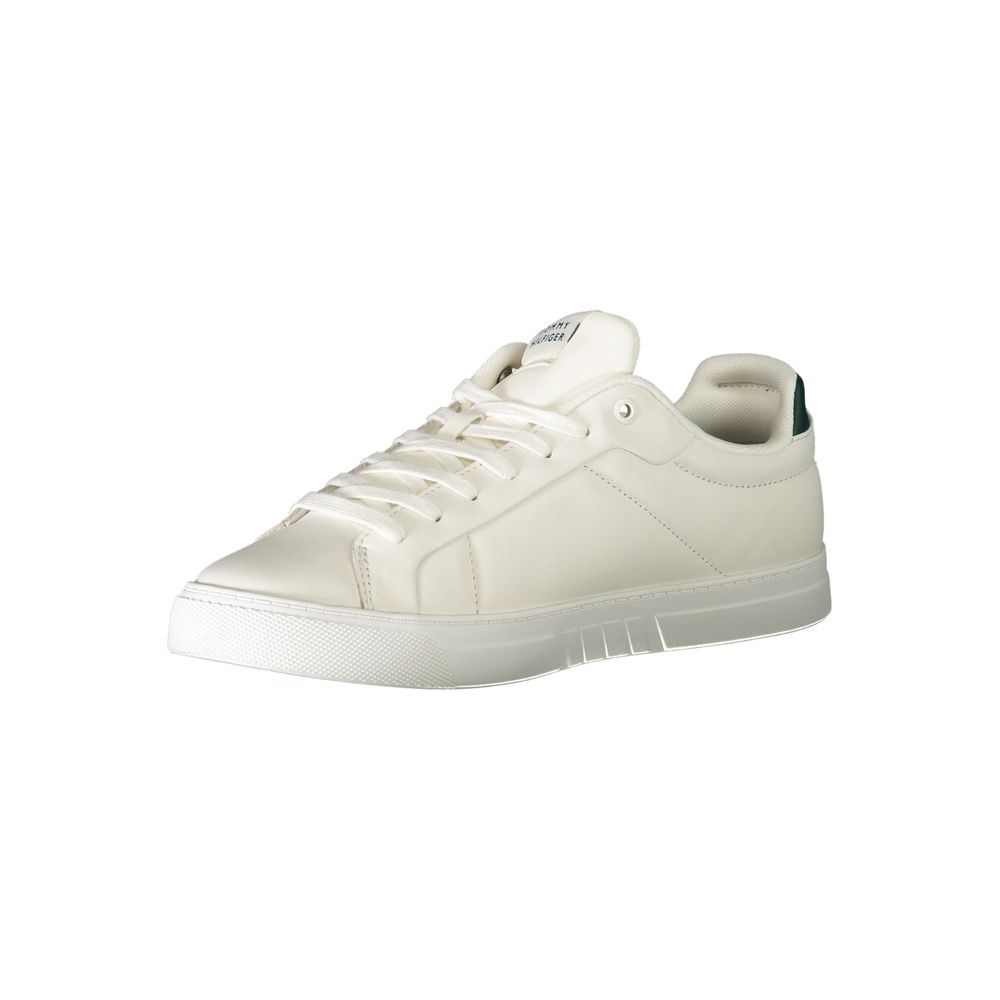 Tommy Hilfiger Weißes Leder Herren Sneaker