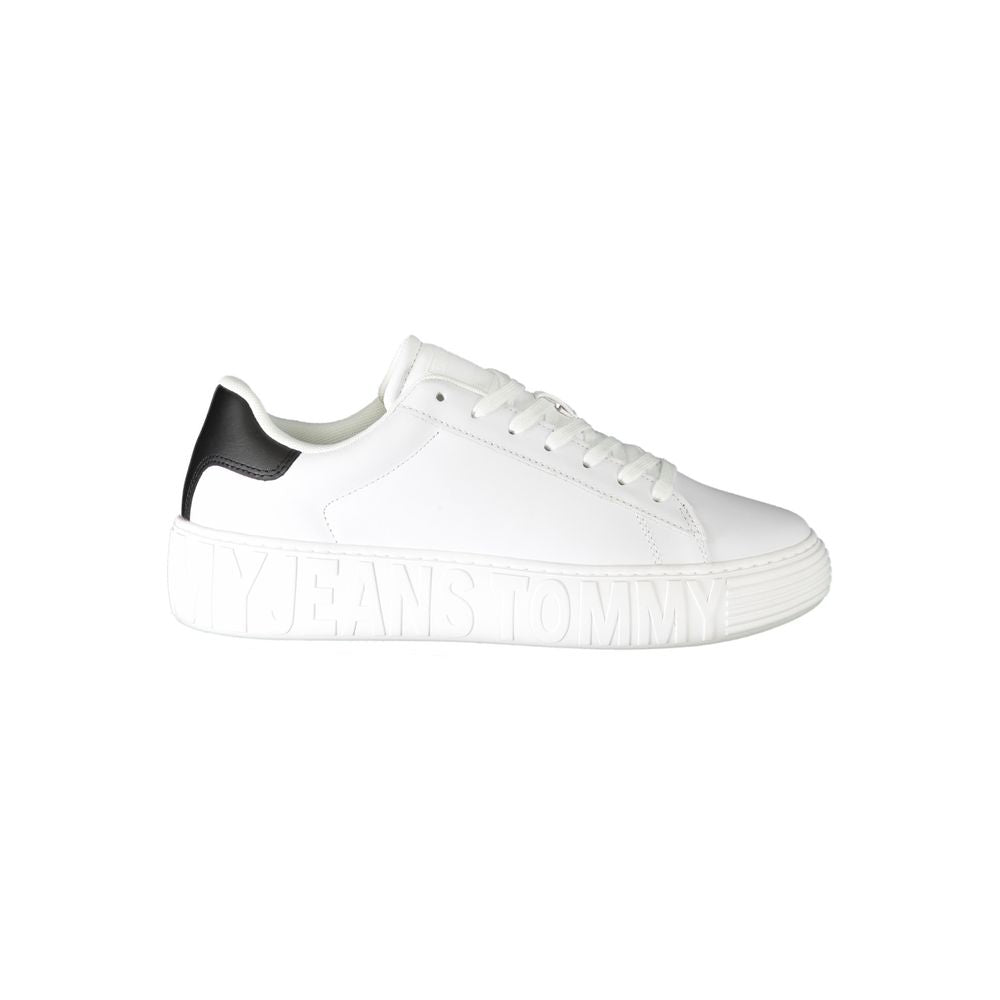 Tommy Hilfiger Weißes Leder Herren Sneaker