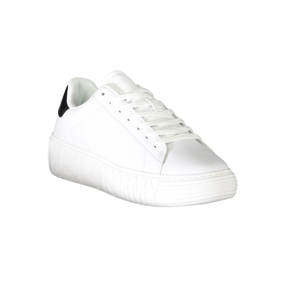 Tommy Hilfiger Weißes Leder Herren Sneaker