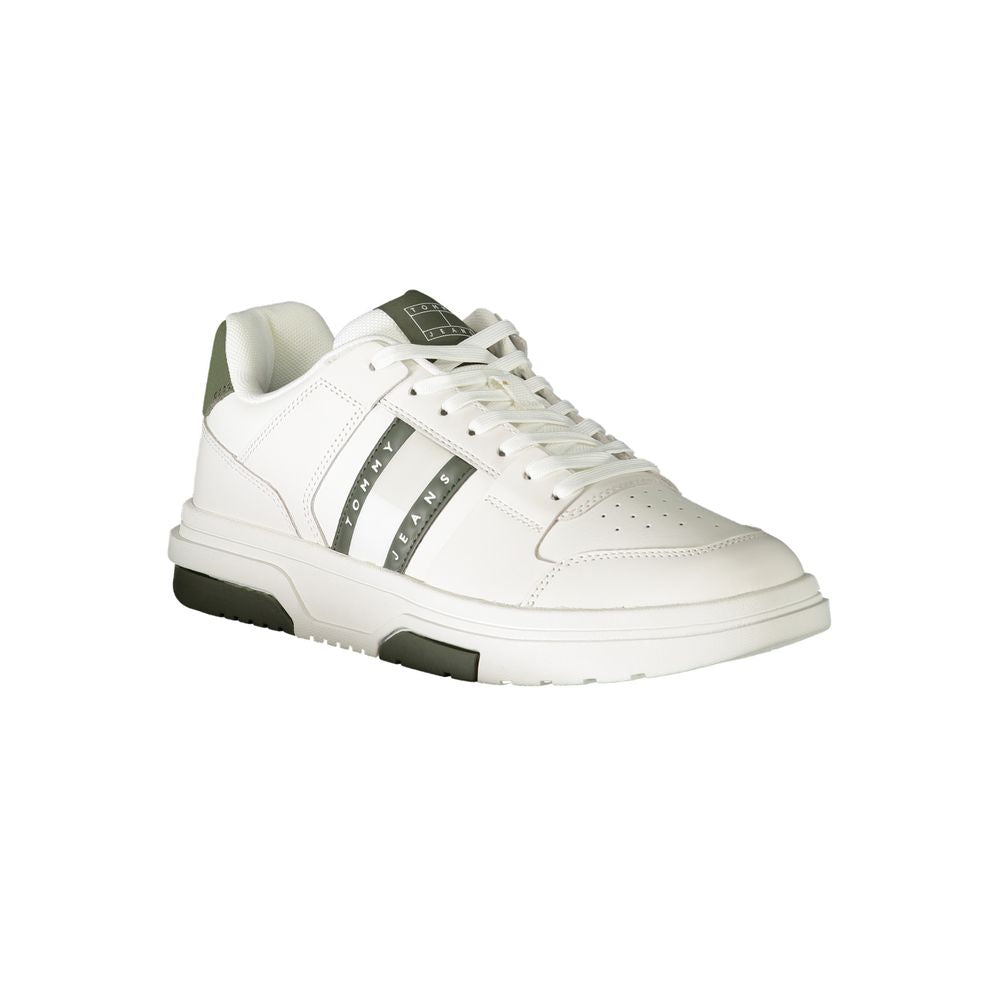 Tommy Hilfiger Weißes Polyethylen Herren Sneaker