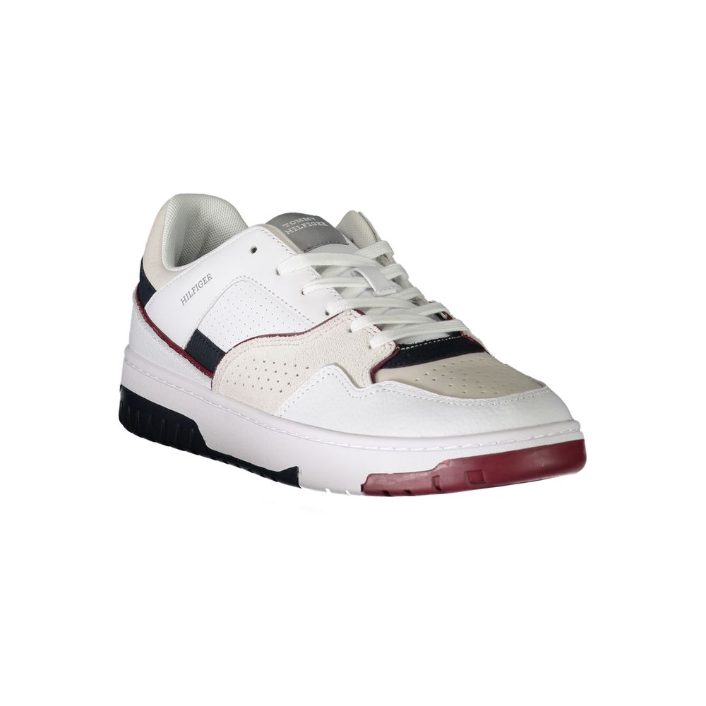 Tommy Hilfiger Weißes Polyethylen Herren Sneaker