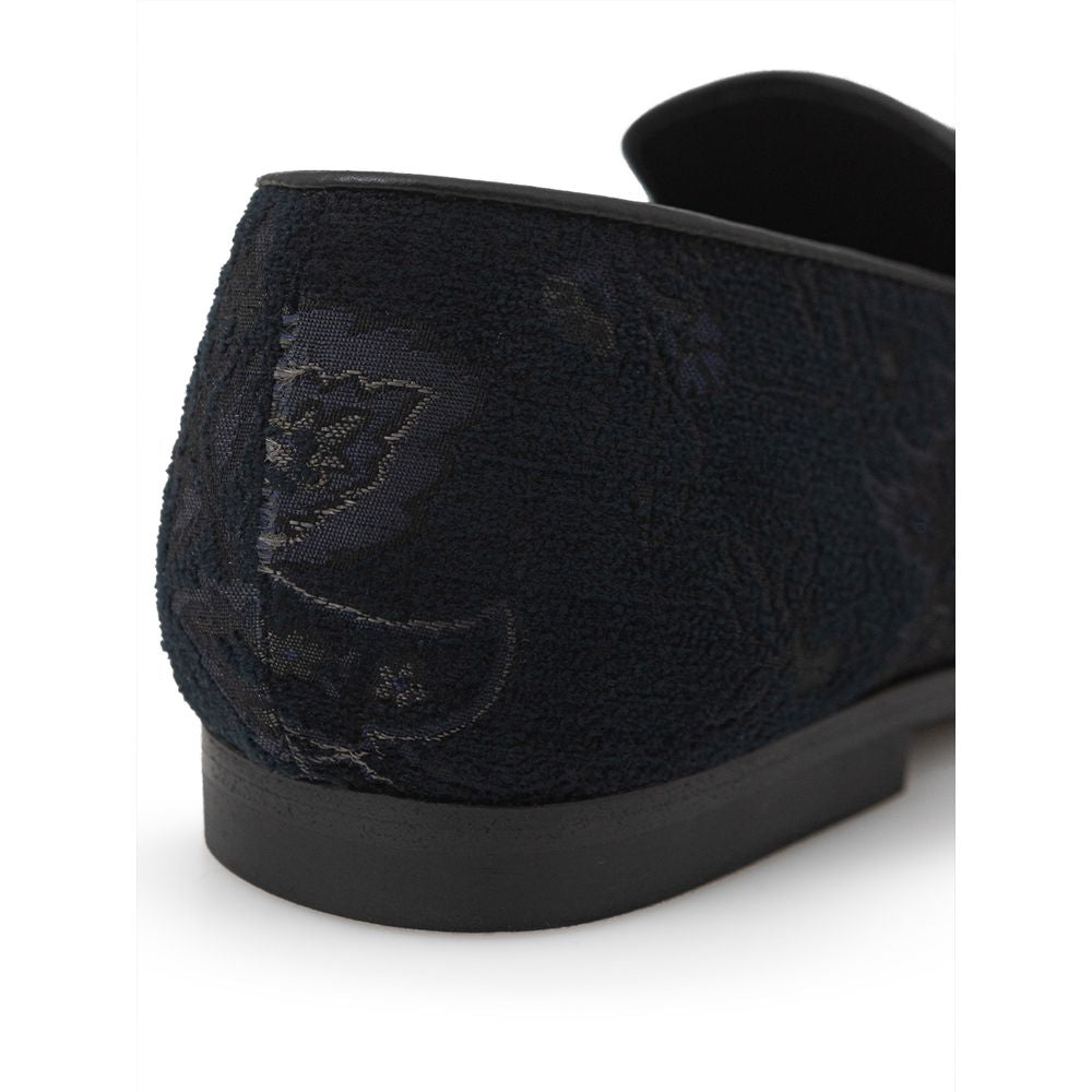 Etro Loafer aus blauem Leder