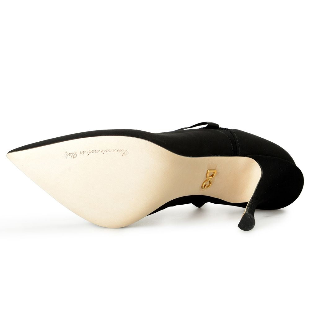 Dolce & Gabbana Schwarzer Viskose-Pumps