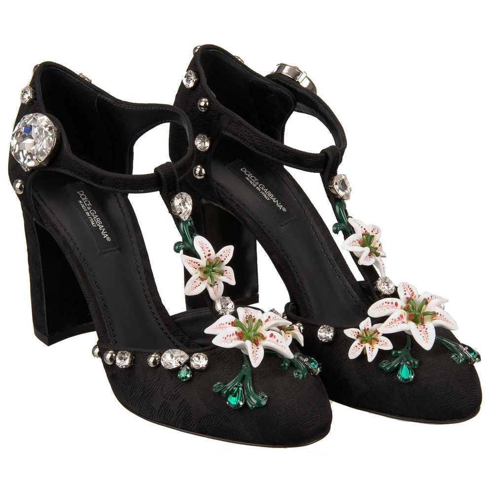 Dolce & Gabbana Schwarzer Viskose-Pumps