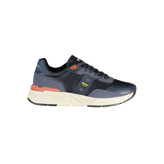 Blauer Polyester Sneaker