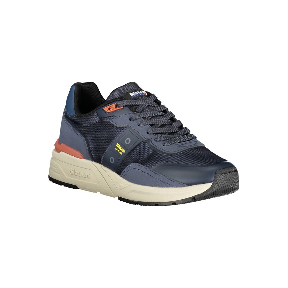 Blauer Polyester Sneaker