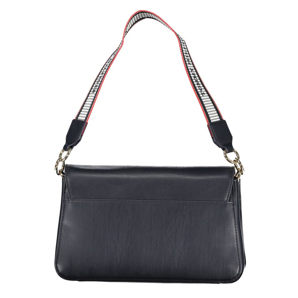 Tommy Hilfiger Blaue Polyethylen-Handtasche