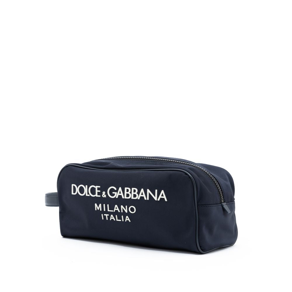 Dolce & Gabbana Blaue Nylontasche