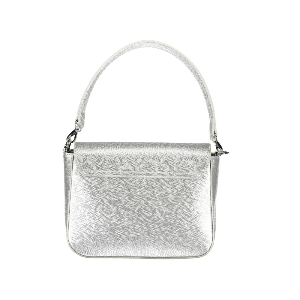 Valentino Bags Silberne Polyethylen-Handtasche