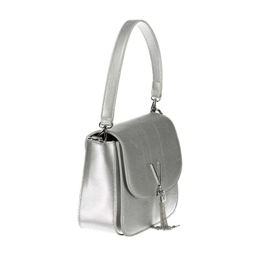 Valentino Bags Silberne Polyethylen-Handtasche