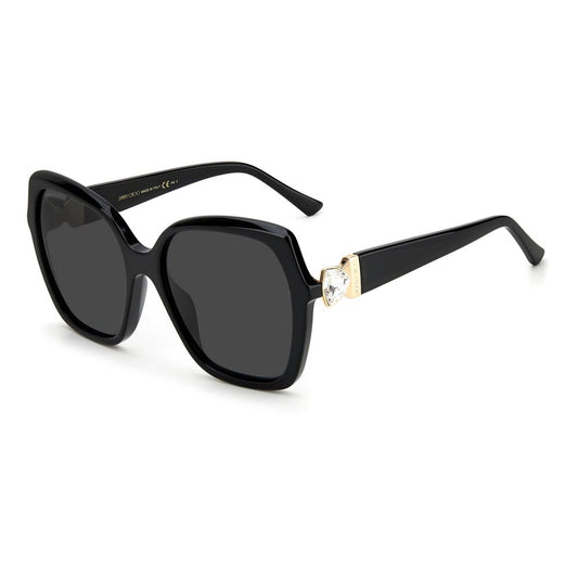 Jimmy Choo Schwarze Acetat-Sonnenbrille