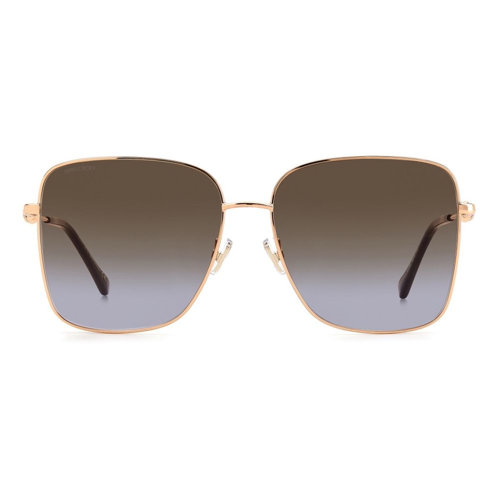 Jimmy Choo Goldene Metall-Sonnenbrille