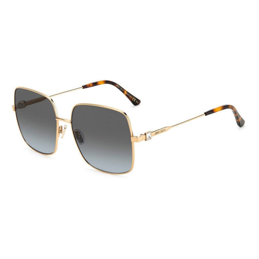 Jimmy Choo Gelbe Metall-Sonnenbrille