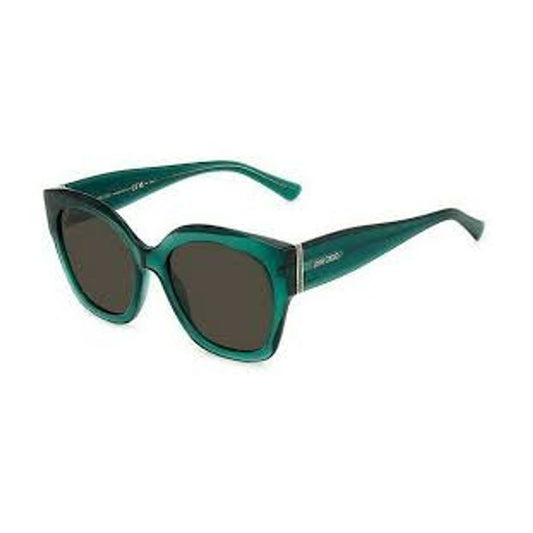 Jimmy Choo Grüne Kunstharz-Sonnenbrille