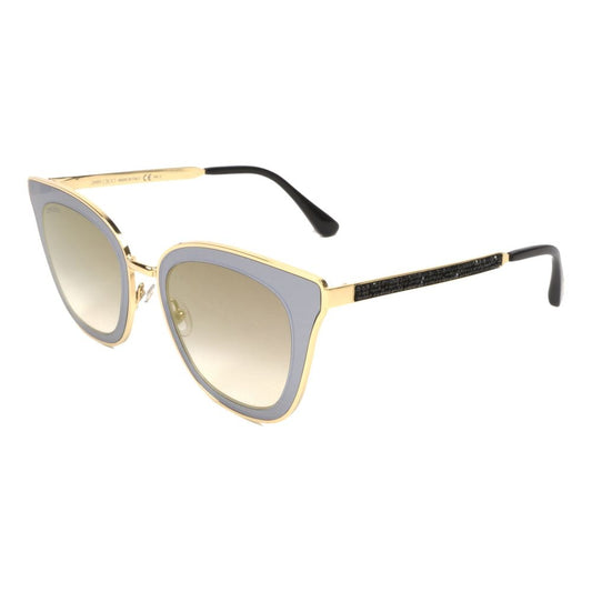 Jimmy Choo Goldene Metall-Sonnenbrille