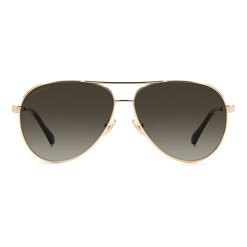 Jimmy Choo Goldene Metall-Sonnenbrille