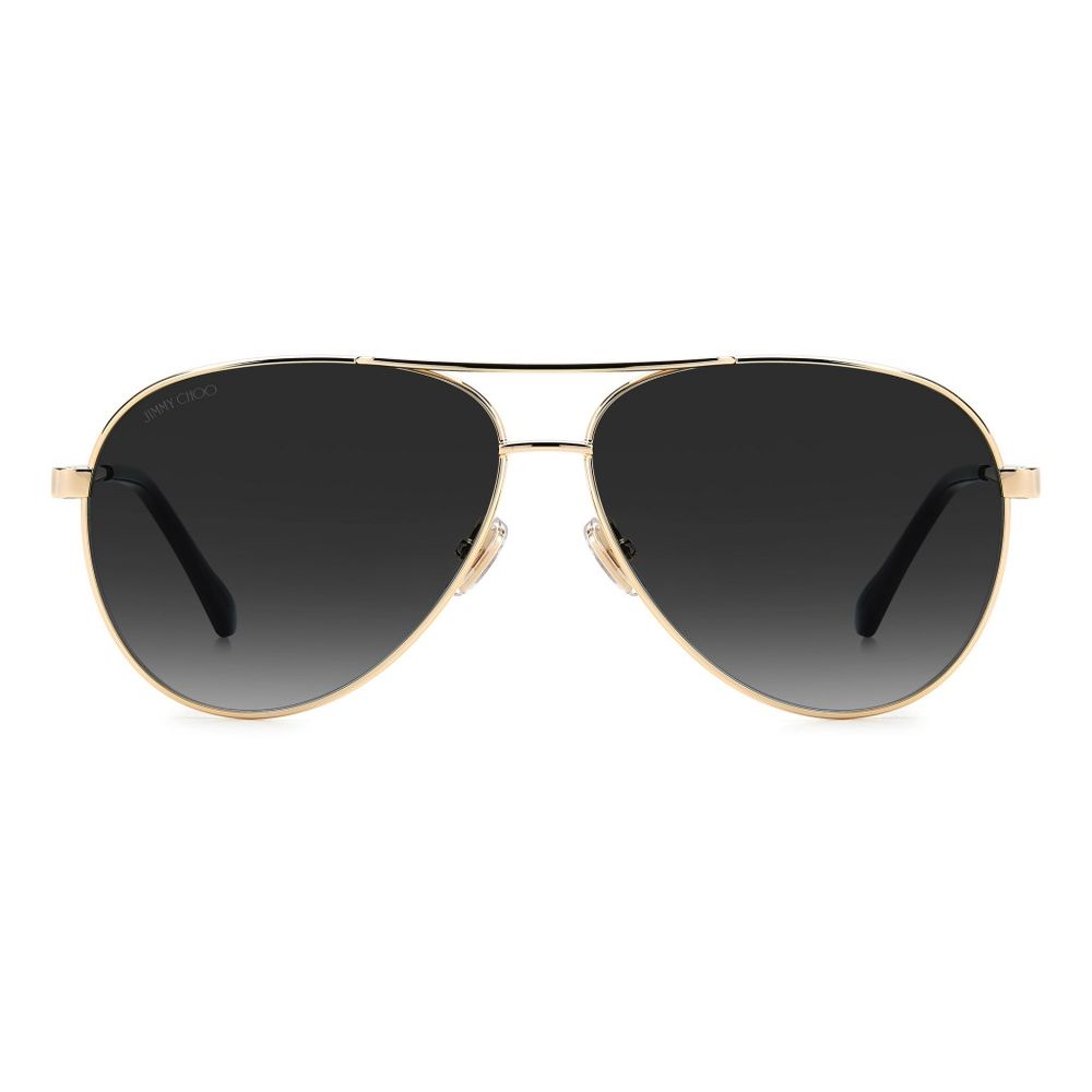 Jimmy Choo Goldene Metall-Sonnenbrille