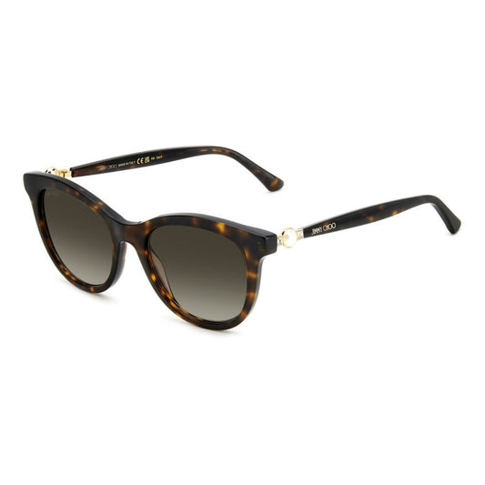 Jimmy Choo Braune Acetat-Sonnenbrille