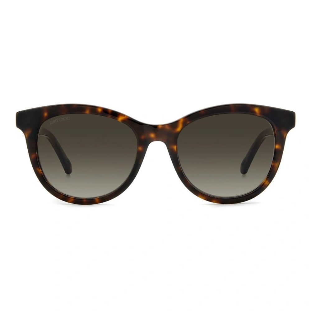 Jimmy Choo Braune Acetat-Sonnenbrille