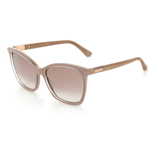 Jimmy Choo Beige Acetat-Sonnenbrille