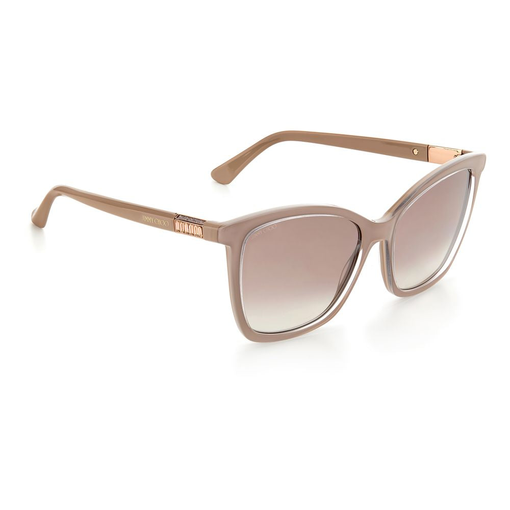 Jimmy Choo Beige Acetat-Sonnenbrille