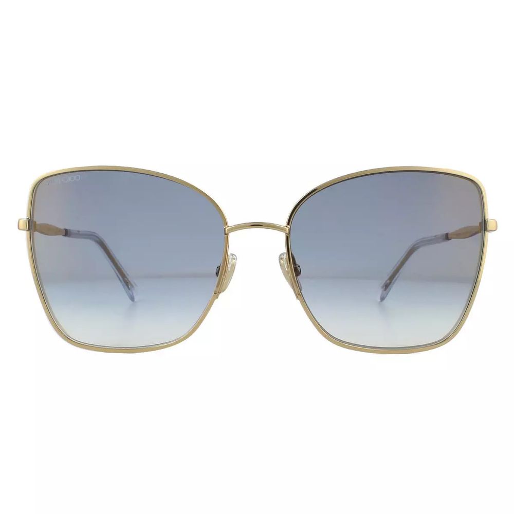 Jimmy Choo Rosa Metall-Sonnenbrille